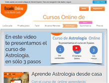Tablet Screenshot of cursoastrologiaonline.com